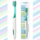 Africa custom handle receding gums suree plastic sustainable manual toothbrush for adult
