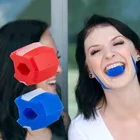 Support Custom Food Grade Silicone Fitness Face Facial Mouth Trainer Tool Slimmer Neck Jawline Exercise Ball Jaw Exerciser