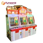 Cartoon Style Arcade Game Machine Redemption Coin Pusher For Kid