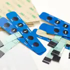 2 Led Push Button Membrane Switch with 3m Adhesive