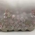 Spandex / Nylon 18cm Wide Interior Decoration High Grade Wedding Dress Car Barbie Doll Lace Gold Leaf Mesh Embroidery