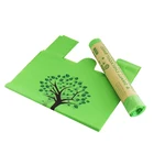 China factory T-shirt biodegradable fruit bags packaging plastic poly bag