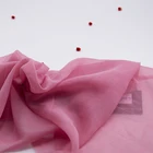 Factory provide sheer polyester voile women scarf shawl hijab