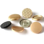 Button Metal Custom Factory Price Metal Alloy Button With Back Side Hook For Coat