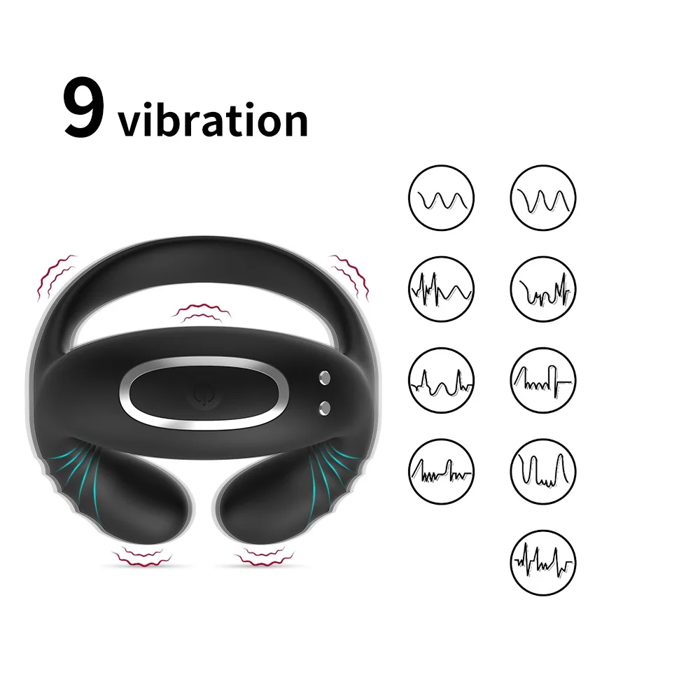 Three Types Of Vibration Modes Silicone Penis Ring Multiple Vibration