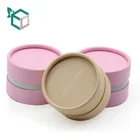 Custom Cosmetic Round Pink Perfume Box Packaging