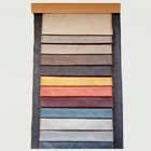 100% Polyester bronzing velvet leather like upholstery fabric for furniture sofa