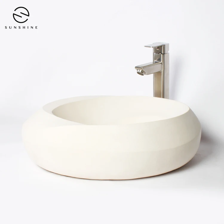 Wholesale New Design Spiral Shape Hand Washbasin For Bathroom
