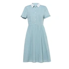 Factory Manufacturing OEM ODM Size Fabric Clothes Women Custom Appliques Casual Woman Dress
