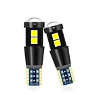 Amazon トップ 200LM 12v w5w オート led 5050 エラーフリー電圧とランプ t10 SX026-black