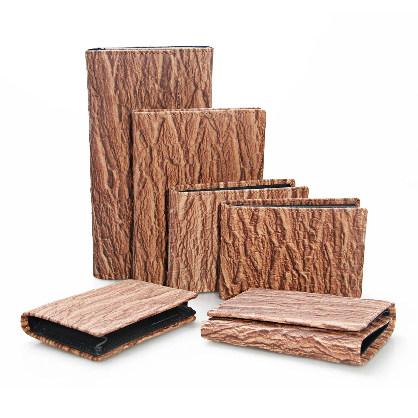custom leather gift set pu leather wallet for men