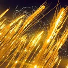 Outdoor Christmas Factory Wholesale Natural LED Wheat Grass Outdoor Christmas Lights