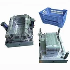 Profeccional Custom Plastic Basket Box Injection Mold Fruit and Vegetable Crate mould Plastic Beer crate Mould