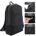 Polyester Business Laptop Backpack Waterproof College School Laptop Backpack