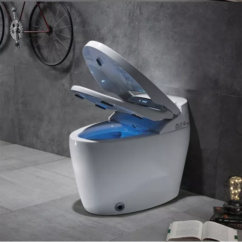 china factory supply automatic intelligent toilet sensor flushing electric one piece tankless smart toilet