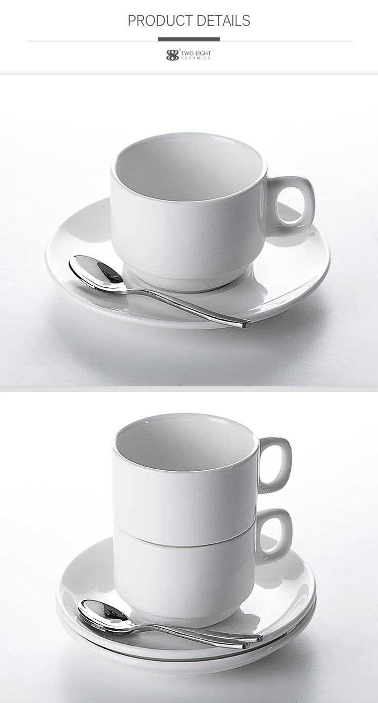 product-High Temperature Tea Cups Ceramics, Two Eight China White Tea Cups, High Quality Coffee Cups