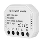 Tuya App Wifi Switch Module Smart Home Switch Wireless Remote Control Relay Switch Compatible with Alexa Google Home