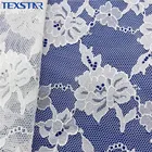 Nylon Lace Lace 24.5cm Nylon Spandex Chantilly White Elastic Lace Trim For Sexy Lingerie