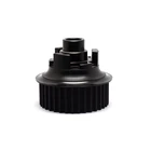 OEM machining aluminum knurled spare parts cnc turning machined anodized mechanical parts