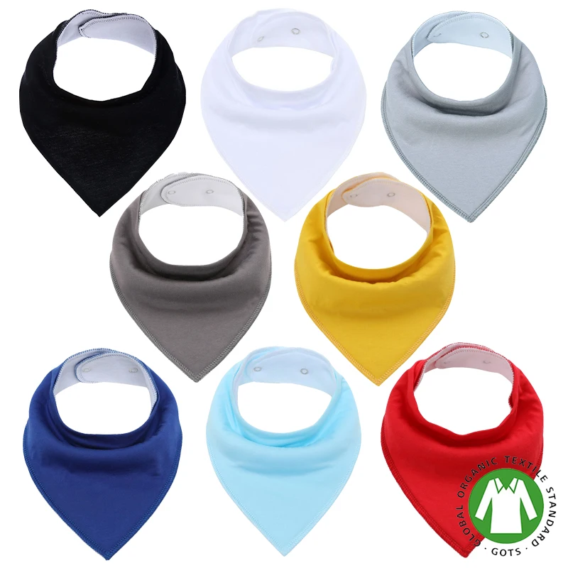 plain bandana bibs