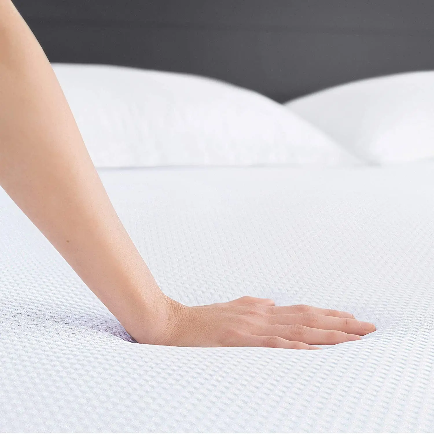 8 inch cooling gel memory foam mattress, box pack, white