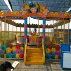 Hot sale product kids amusement ride electric mini track train joy spray ball cart for mall