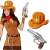 Inflatable Hat Gun Cowboy for Fancy Dress Wild West Dallas America Fancy Adult Kids