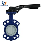 24 inch cast Iron wafer type butterfly valve