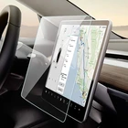 Car Navigation Touch Screen Tempered Glass Protector 15" Center Control Touchscreen Protect Film for Tesla Model 3 Accessories