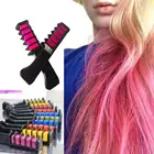 EASY! Disposable Mini Hair Dye Comb Grey Purple Red Hair Color Chalk Hair Dyeing Tool