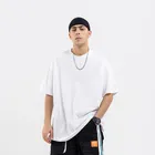 Custom printing 100% cotton us size oversize oversized men high quality white blank plain tshirt t shirt