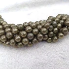 Wholesale A Grade Nature Stone Pyrite Beads