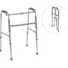 2 in 1 disabled old people aluminum frame adjustable convenient foldable walking aid walker