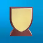 Shield Trophy Trophy Trophy Plaques Grace Customized Red Wood Shield Trophy Awards Plaques