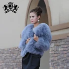 Best selling turkey fur coat turkey feather jacket genuine turkey fur coat