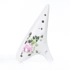 Musical instrument customized 12 holes ceramic ocarina sale musical instruments