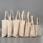 2019 Factory wholesale reusable custom logo printed canvas cotton tote bag