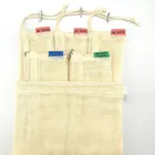 Organic Eco Friendly Reusable Produce Drawstring Cotton Mesh Bags For Fruits and Vegetables