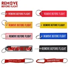Key Remove Before Flight Custom Key Chain Embroidered Keychain Letter Keyring Jewelry Aviation Key Tags