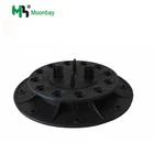 adjustable plastic feet raised floor outdoor floor support pedestals(MB-T0-D 65mm-105mm)