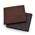 Chivenido Newest Men Short Wallet PU Leather Retro Style High Quality Hand Bags Hasp wallet