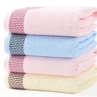 Terry Towel Towels Bath Set Wholesale Logo Wave Jacquard Terry Fabric Bath Towel For Hotel Spa Gym Home Use Towel Set
