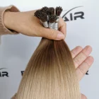 Luxury European Russian double drawn remy i tip hair extensions