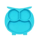 High Quality Children New Cartoon Dinner Baby Feeding set Silicone Bib Plates Bowls Spoons