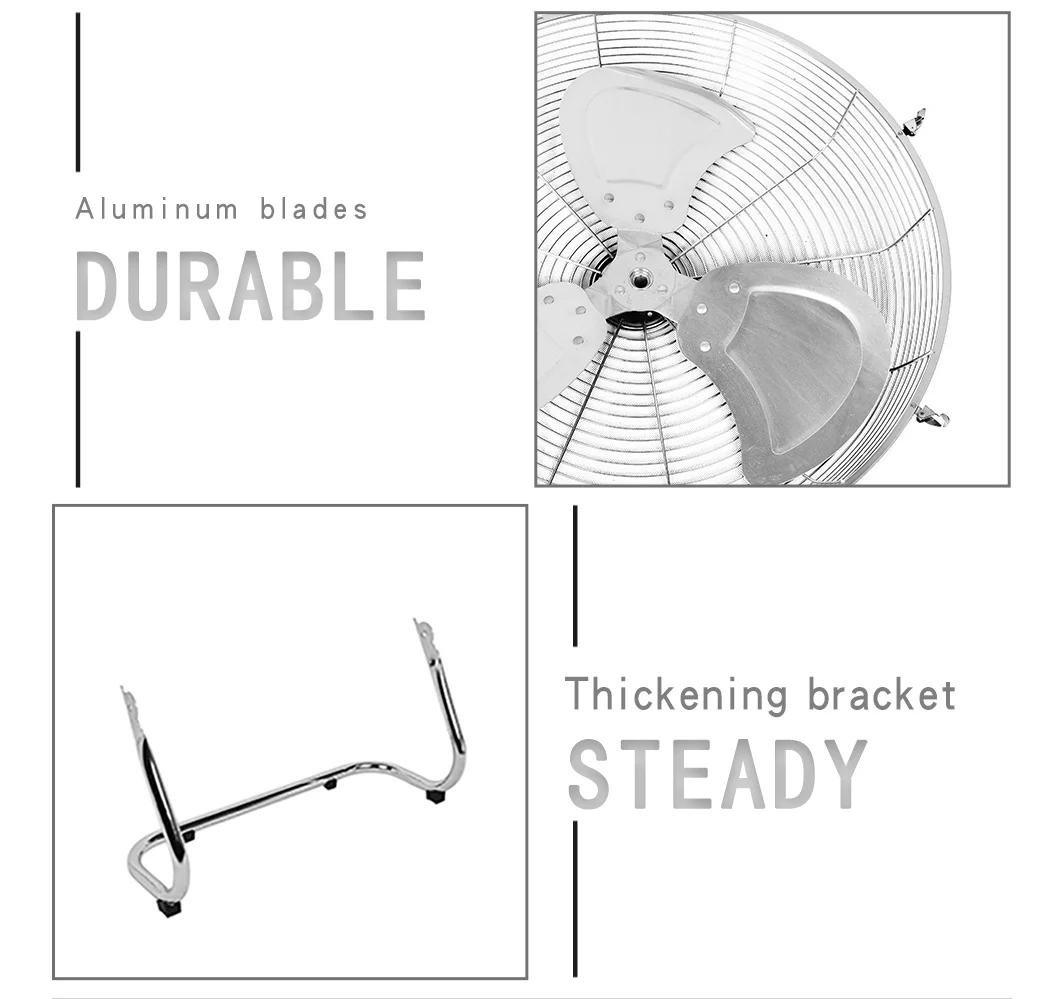 12 14 16 18 20 " Inch AC Factory Price Electric Cooper Motor Industrial Powerful Metal Best Floor Ventilador Air Circulator Fan factory