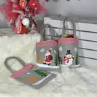 Christmas Gift Bags with Handles for Gifts Presents Candy Party Favors