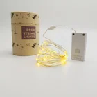 2pcs pack 3M 30LED Silver Wire USB Rechargeable Waterproof String Firefly Light Christmas Lights for wedding party deco