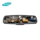 Germid GPS Black Box 4.3inch Front Full 1080p HD Camera DVR Recorder Mirror with back up camera Display
