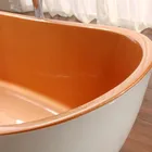 59 63 67 Inch Boat Shape Luxury Royal Golden Bath Tub