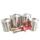 500ml metal round tin can with brush 16oz empty container packing for Hoof oil